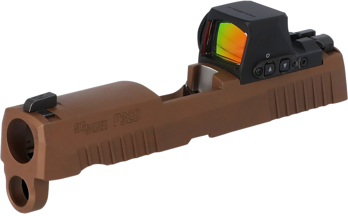 Sig Sauer P320 X-Compact 9mm Luger 3.6" Slide Assembly w/ ROMEO-X PRO Optic - Coyote Brown — view 3