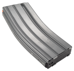 DuraMag Speed AR-15 30rd .300 Blackout/.223/5.56mm 6061-T6 Aluminum Magazine - Gray w/ Orange Follower — view 3