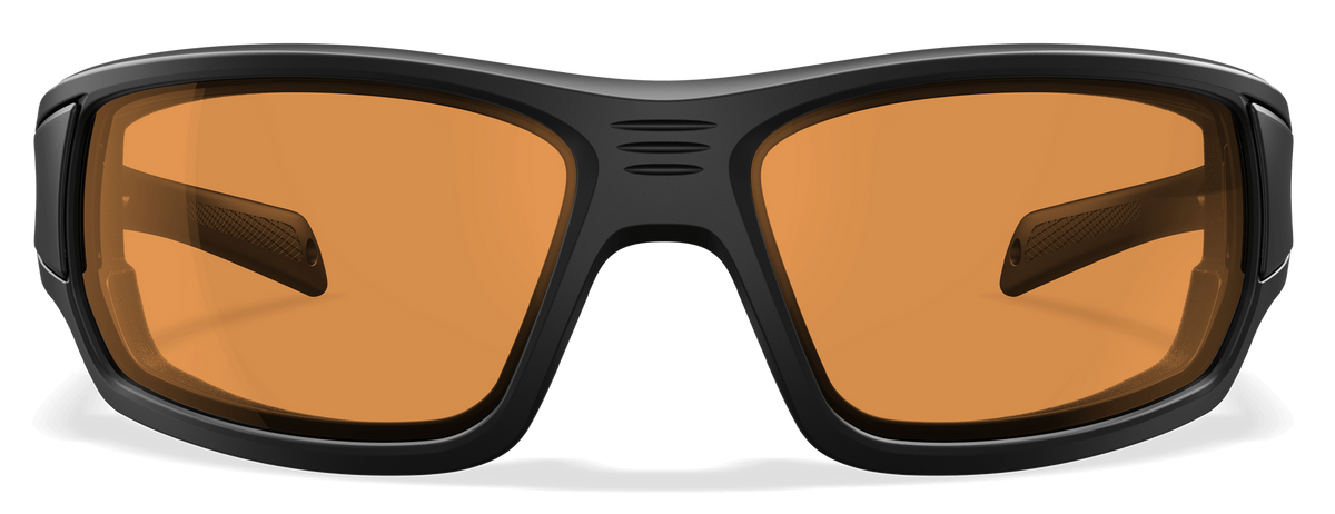 Wiley X Breach 2.5 Smoke Gray/Clear/Light Rust Lenses Matte Black Frame Safety Glasses — view 3
