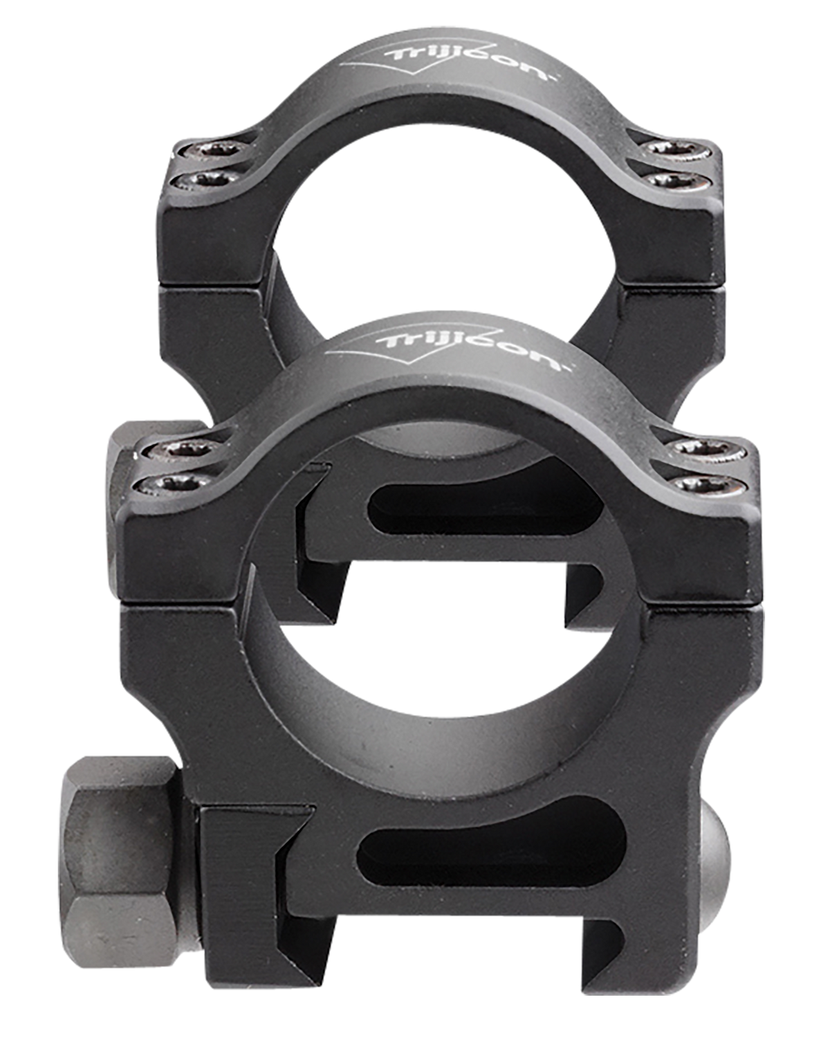 Trijicon AC22005 Riflescope Rings 1in Standard Height Aluminum - Black Parkerized — view 3