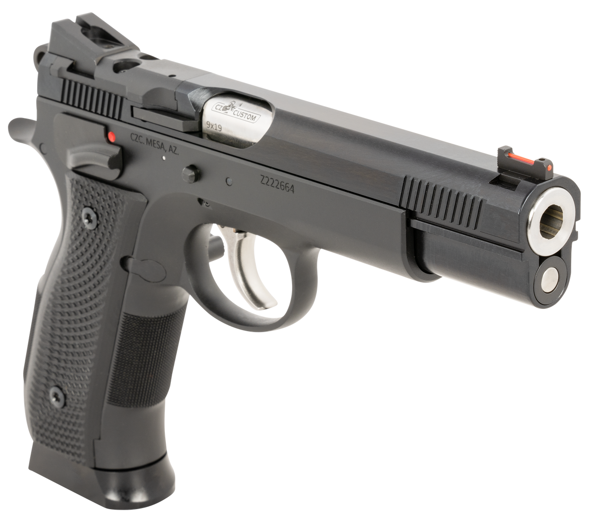 CZ A01-SD Custom 9mm Luger 4.93" 19+1 DA/SA Pistol — view 3
