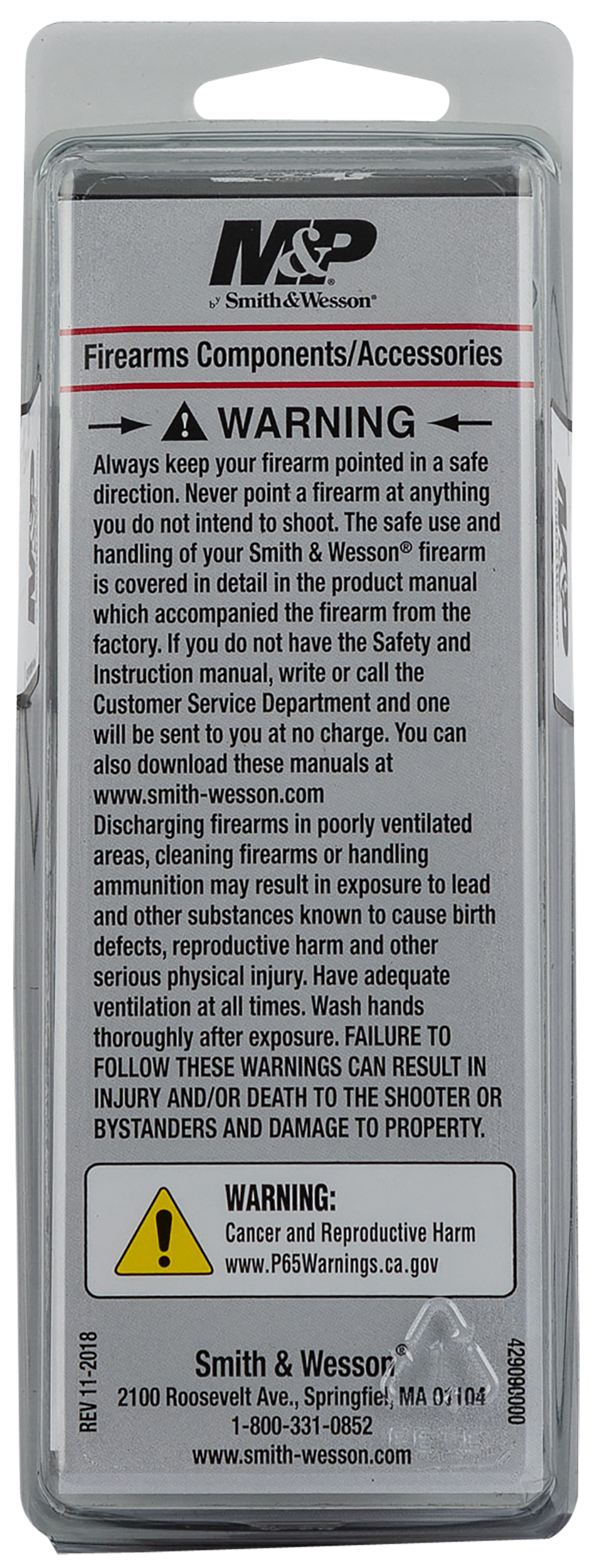 Smith & Wesson M&P 9mm Luger 17rd Steel Magazine - Black — view 3