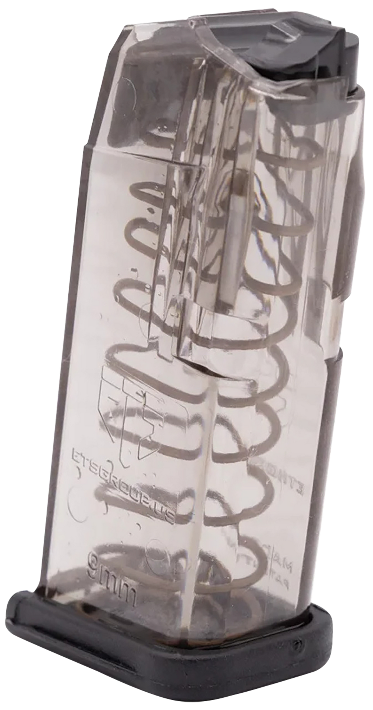 ETS Group GLK-26 9mm Luger 10rd Clear Polymer Magazine - Fits Glock 26 Gen 1-5 — view 3