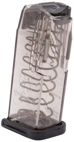 ETS Group GLK-26 9mm Luger 10rd Clear Polymer Magazine - Fits Glock 26 Gen 1-5 — view 3