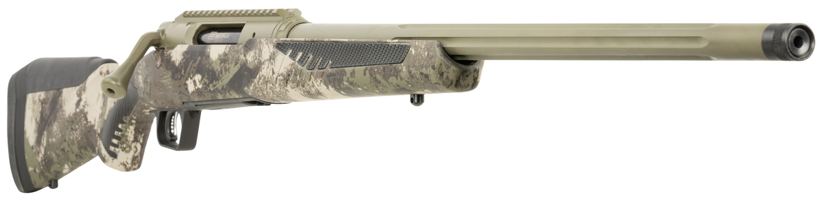 Savage Impulse Big Game 243 Win 22" 4+1 Bolt Action Rifle - Threaded, Hazel Green/Woodland Camo — view 3