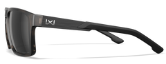 Wiley X WX Apex CAPTIVATE Polarized Black Mirror Lens Matte Tortoise Brown Frame Safety Glasses — view 3