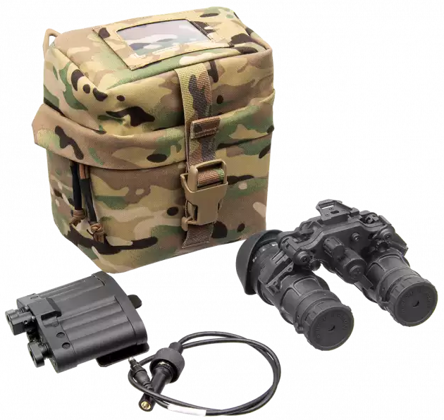 AGM Global Vision UNVG 1x 64-72 lp/mm Gen 2+ White Phosphor Night Vision Goggles - Black — view 3
