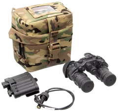 AGM Global Vision UNVG 1x 64-72 lp/mm Gen 2+ White Phosphor Night Vision Goggles - Black — view 3