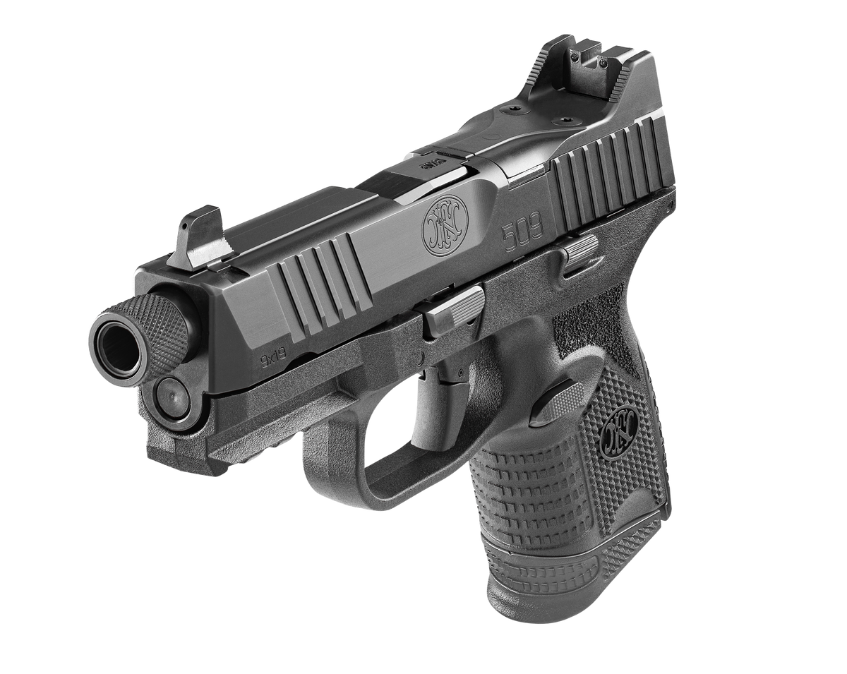 FN 509 Compact Tactical 9mm Luger 4.32" 12+1/24+1 Semi-Auto Pistol w/Optic — view 3