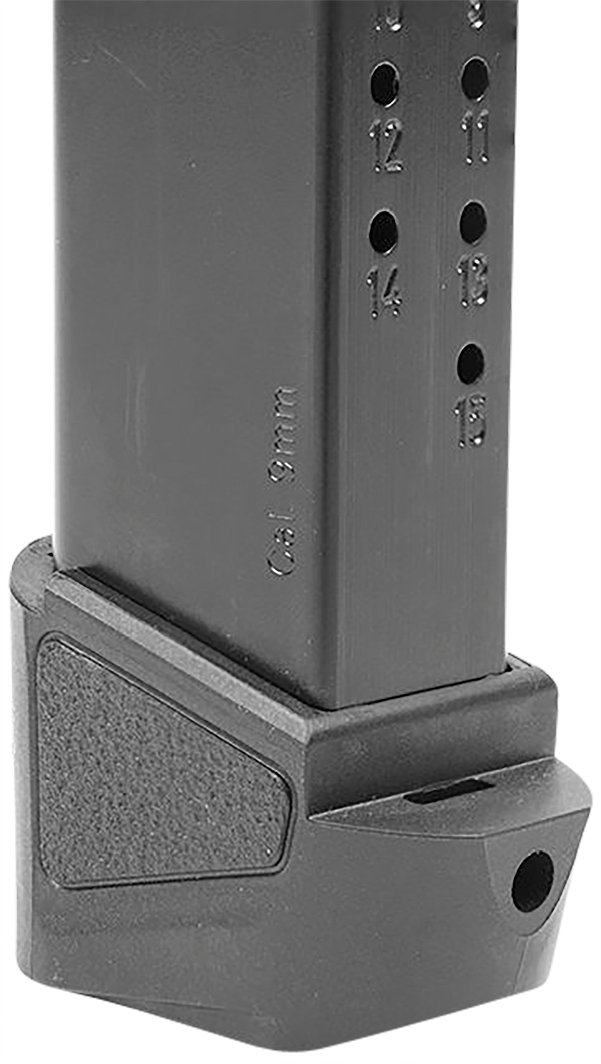 Strike Industries Enhanced Magazine Plate +5rd 9mm Luger Black Polymer for Taurus G3 — view 3