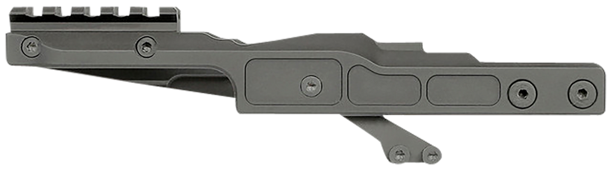 Midwest Industries AK Alpha Series Optic Mount - Black Hardcoat Anodized Aluminum/Steel - Aimpoint T2 Pattern — view 3