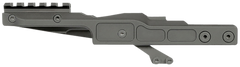 Midwest Industries AK Alpha Series Optic Mount - Black Hardcoat Anodized Aluminum/Steel - Aimpoint T2 Pattern — view 3