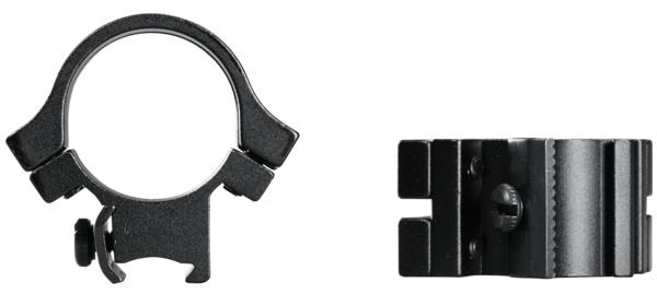 Weaver Mounts Quad Lock Detachable Tip-Off Rings 1" Medium Matte Black Aluminum - Quick Detach — view 3