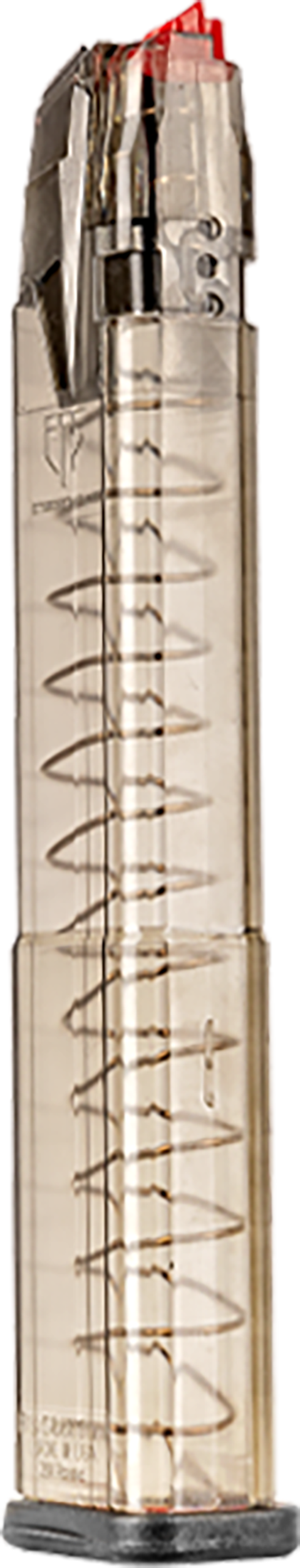 ETS Group Omega Glock Compatible 9mm Luger 32rd Polymer Magazine - Translucent Smoke — view 3