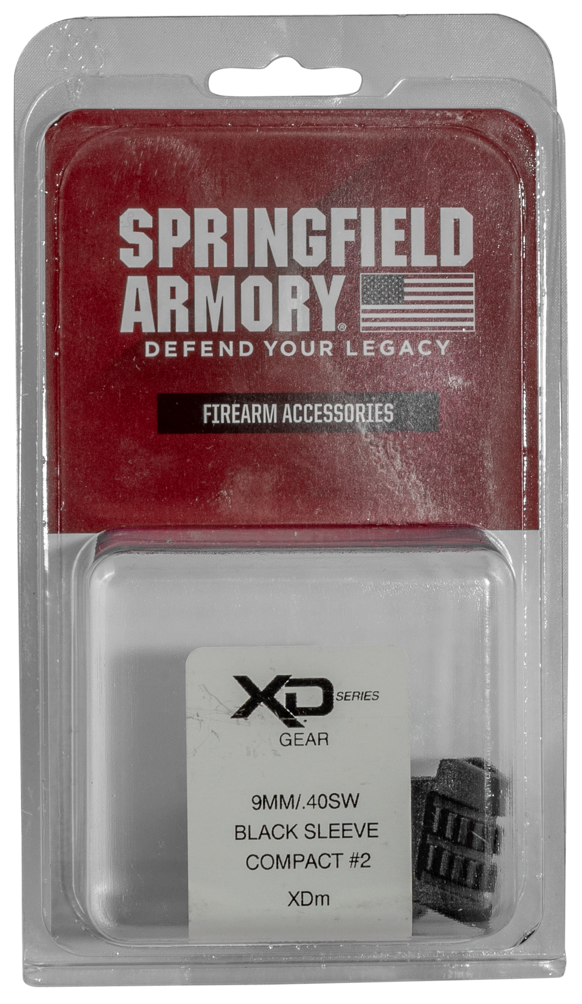 Springfield Armory XDM5002C XD-M Compact 9mm/40 S&W Backstrap Mag Sleeve #2 Black Polymer — view 3