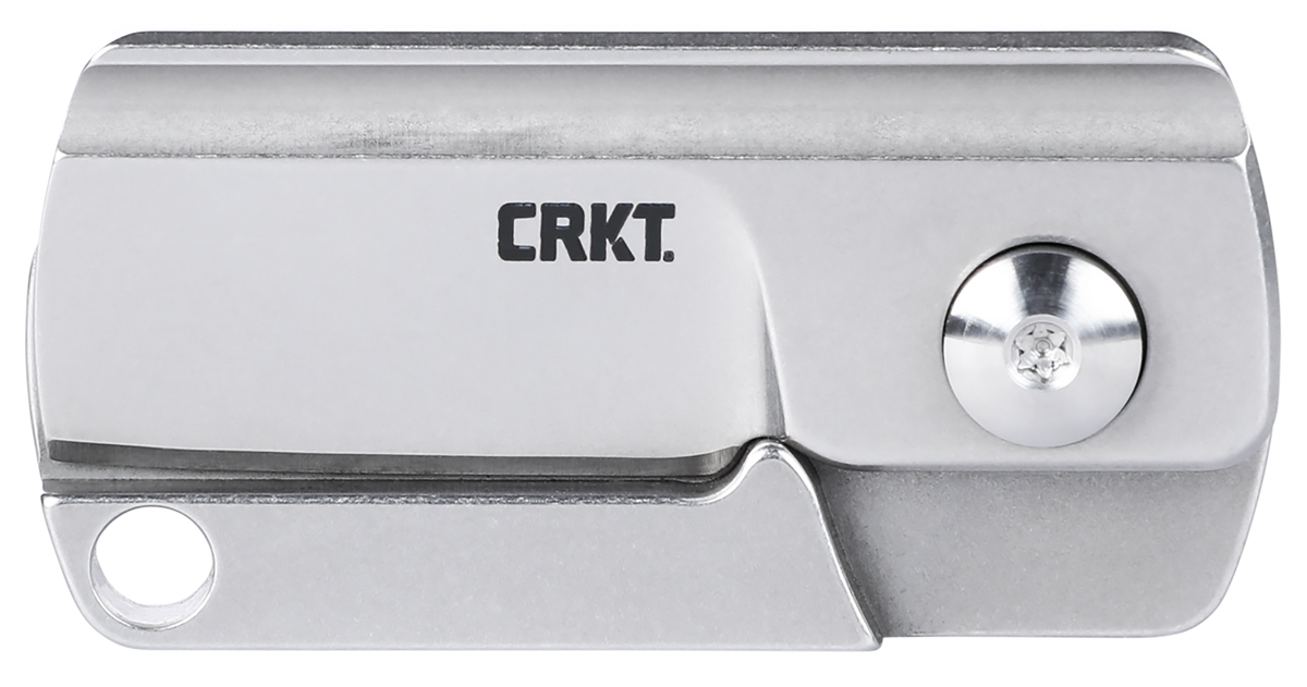 Columbia River 7118 Box Key 1.24" Folding Plain Stonewashed 12C27 Sandvik SS Stainless Handle Knife — view 3