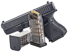 ETS Group SMKGLK26 9mm Luger 10-Rd Pistol Magazine for Glock 26 - Smoke Polymer — view 3