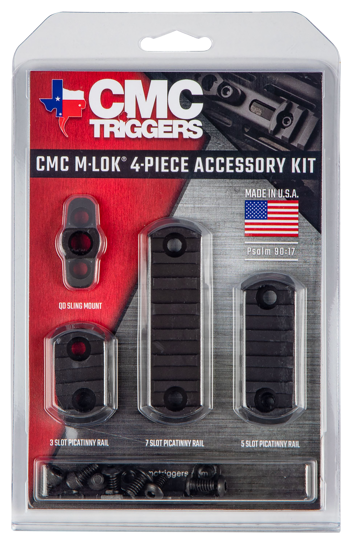 CMC Triggers 81724 M-LOK 4-Piece Accessory Kit - Black Anodized — view 3