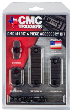 CMC Triggers 81724 M-LOK 4-Piece Accessory Kit - Black Anodized — view 3