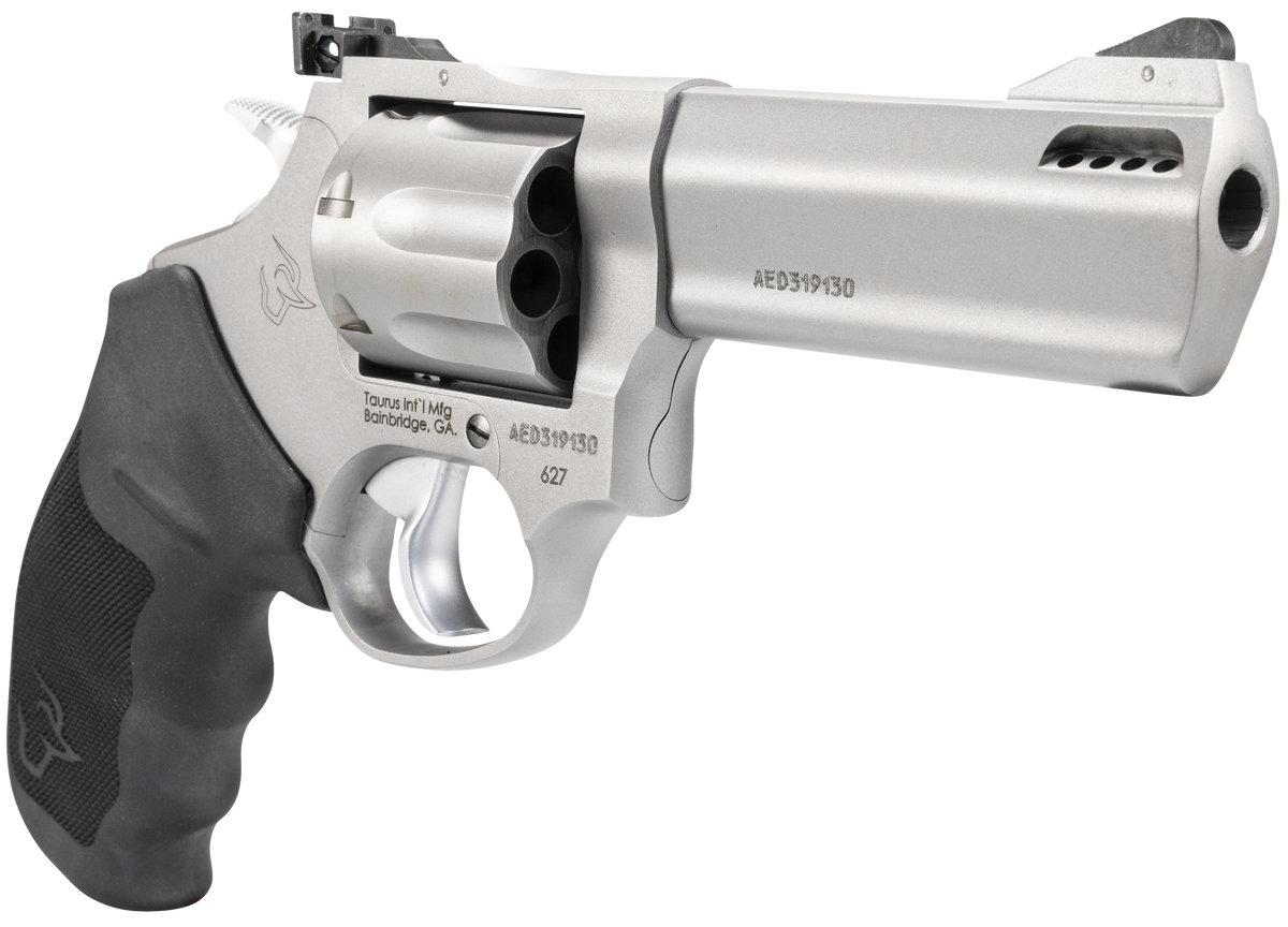 Taurus 627 Tracker 357 Mag/38 Special +P 4 in 7-Shot DA/SA Medium Frame Revolver - Matte Stainless — view 3