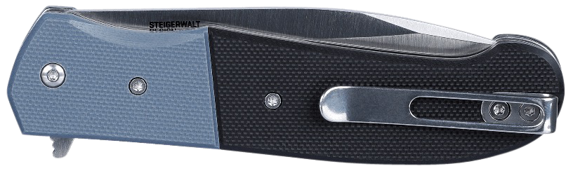 CRKT 6880 Ignitor 3.48" Folding Drop Point Plain Satin 8Cr13MoV Blue/Black G10 Handle — view 3