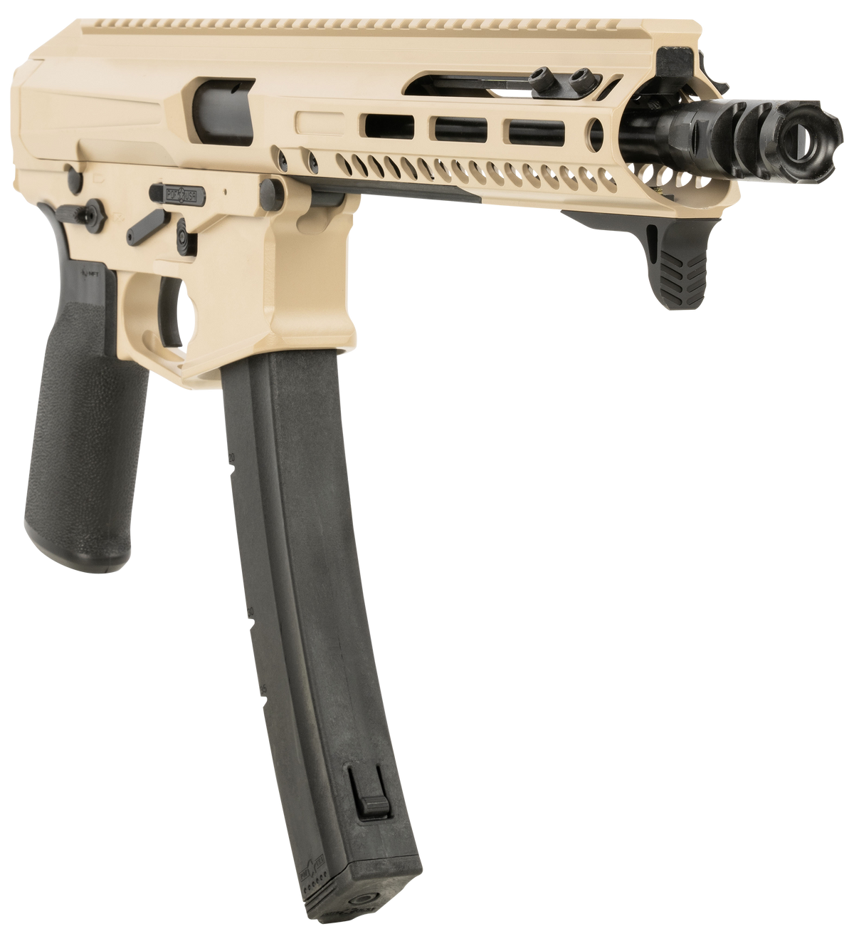 Patriot Ordnance Factory Phoenix 9mm Luger 8" 35+1 Semi-Auto Pistol - Flat Dark Earth — view 3