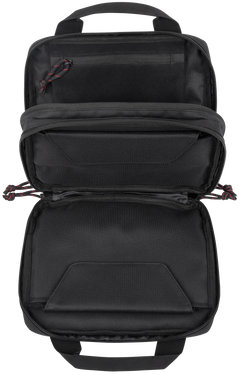 Tac Six Crew 2-Gun Tactical Pistol Case 10" Black 600D Polyester — view 3