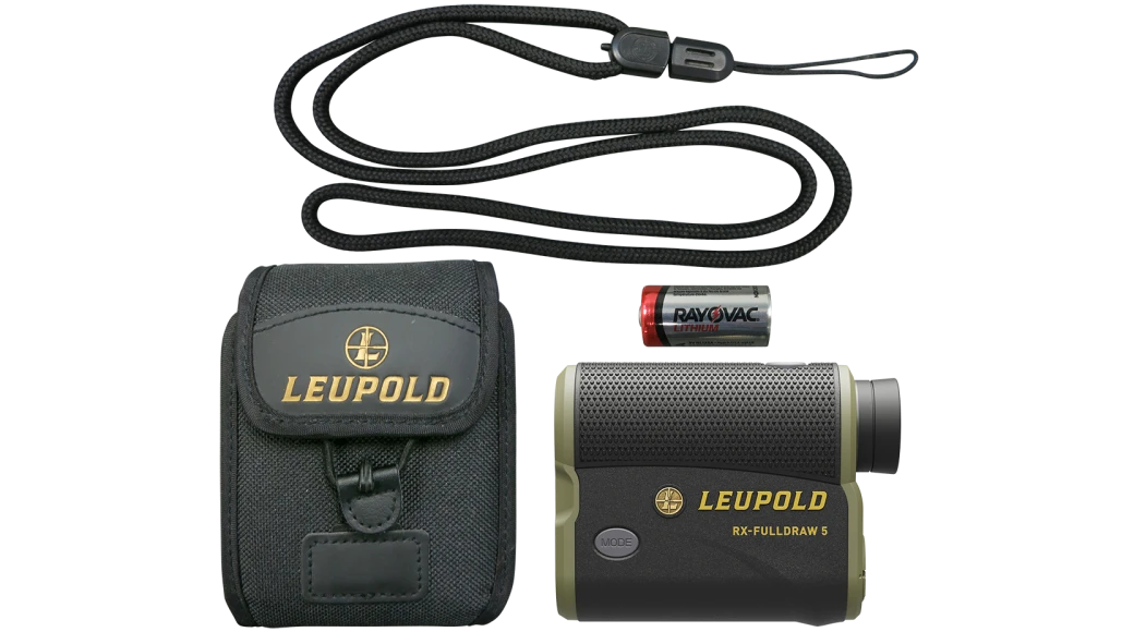 Leupold RX-FullDraw 5 6x 22mm Rangefinder 1200 yds Red OLED Black/Green — view 3