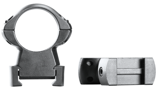 Weaver Mounts Grand Slam Windage Adjustable 1in Extra High Matte Black Steel Scope Rings — view 3