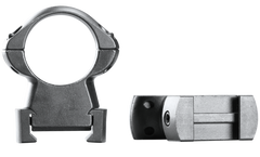 Weaver Mounts Grand Slam Windage Adjustable 1in Extra High Matte Black Steel Scope Rings — view 3