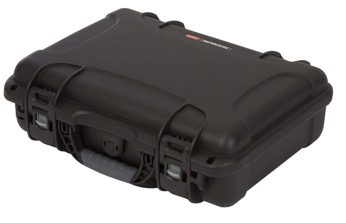 Nanuk 910 Classic 2 Up Pistol Case Black Polymer — view 3