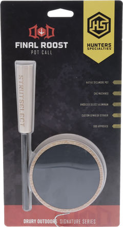 Drury Outdoors Signature Pot Call Friction Call - Aluminum/Wood — view 3