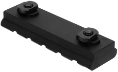 TacFire MAR105S M-LOK Accessory Picatinny Rail 2 3/8" 5-Slot Black Anodized — view 3