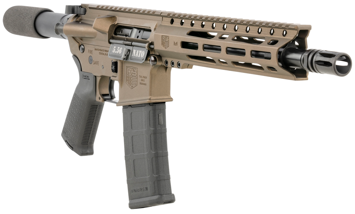 Diamondback DB15 5.56x45mm NATO 10" 30+1 Semi-Auto Pistol - Midnight Bronze — view 3