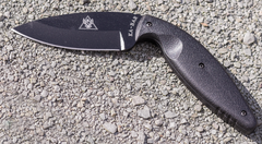 Ka-Bar 1482 TDI Law Enforcement 3.69" Fixed Drop Point Plain AUS-8A SS Blade Black Zytel Handle — view 3