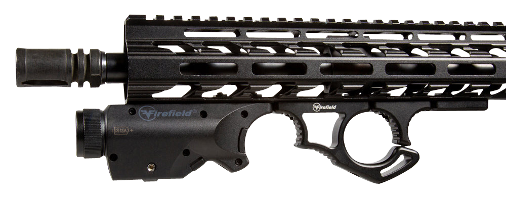 Firefield Rival XL Foregrip Flashlight Green Laser Combo 75/150 Lumens Matte Black M-LOK — view 3