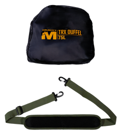 Walkers Game Ear Muddy TRX 75L Duffle Bag - Black/Peat — view 3