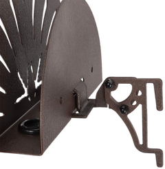 Allen 7238 EZ Mount Turkey Fan Display Wall Mount - Brown Steel — view 3