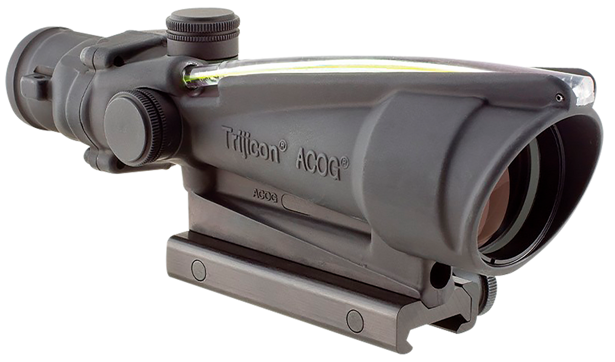 Trijicon ACOG 3.5x35mm .223/5.56 BDC Illuminated Amber Chevron Riflescope - Matte Black — view 3