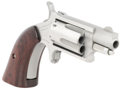NAA 22MSGBG Mini-Revolver 22 WMR 1.13" 5rd Stainless Steel, Wood Boot Grip — view 3