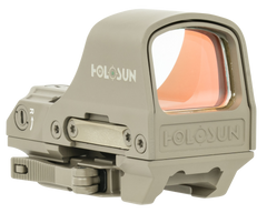 Holosun HE510C-GR-FDE 510 1x 0.91" x 1.26" 2 MOA Green Dot/65 MOA Circle Multi-Reticle Reflex Sight - Flat Dark Earth — view 3