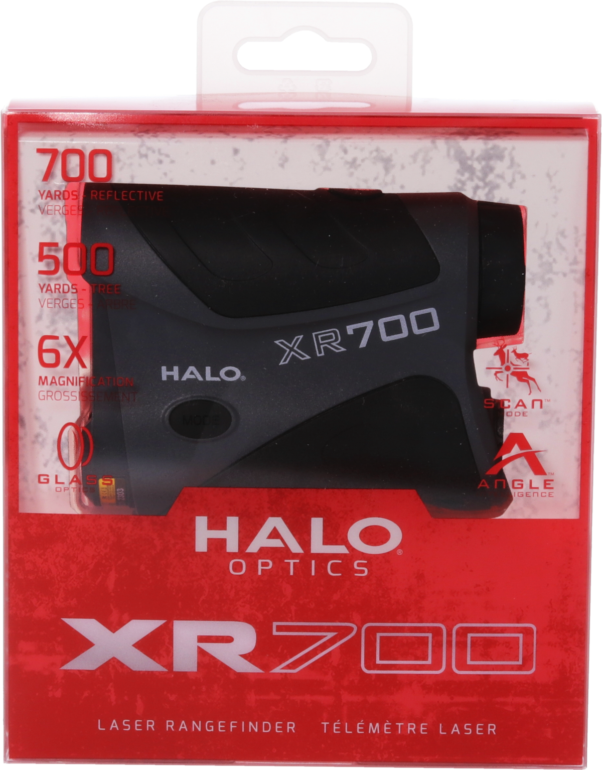 Halo Optics XR 700 6x Rangefinder 700-Yd - Black/Gray — view 3