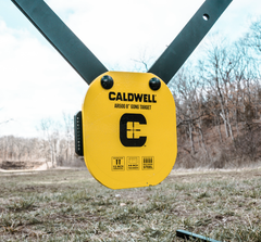 Caldwell Gong 8" AR500 Steel 0.38" Thick Yellow Hanging Target — view 3