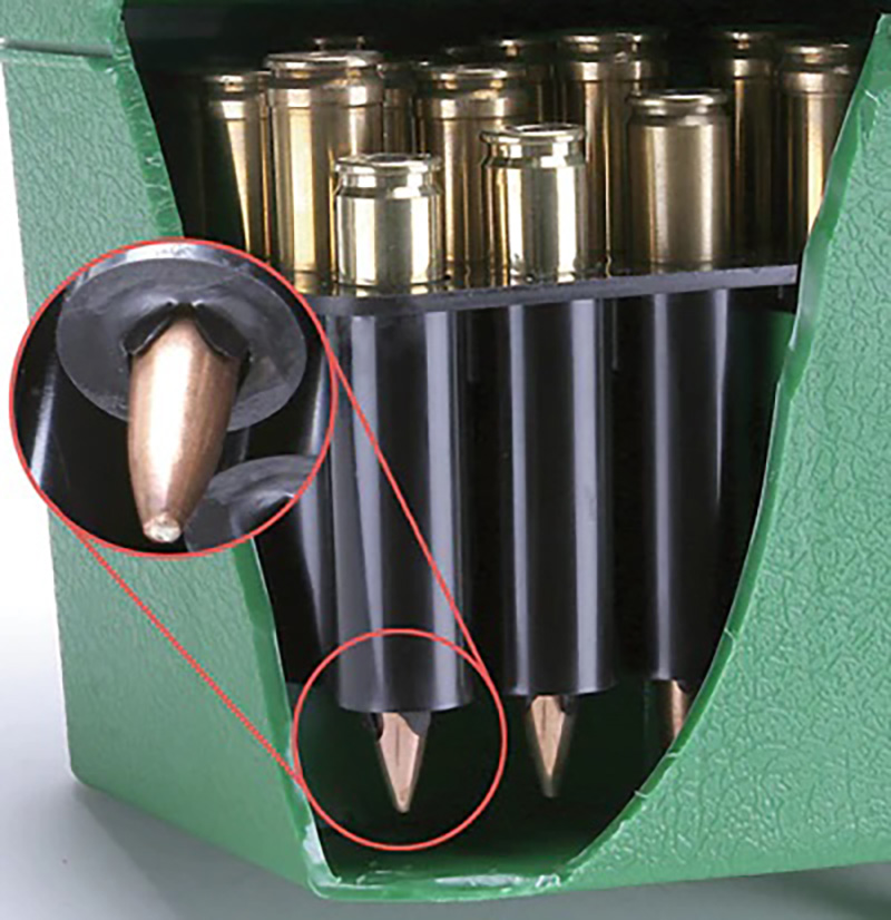 MTM Case-Gard H50RMAG10 Deluxe Ammo Box 300 Win Mag / 7mm Rem Mag 50-Rd Green Polypropylene — view 3