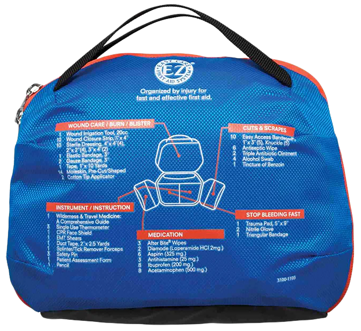 Adventure Medical Kits Mountain Series Explorer Medical Kit 1-4 People Water Resistant Blue — view 3