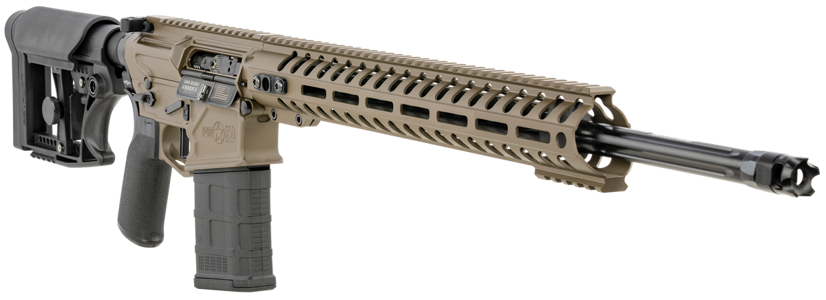 Patriot Ordnance Factory Rogue Prescott 6.5 Creedmoor 20" 20+1 Semi-Auto Rifle - Patriot Brown — view 3