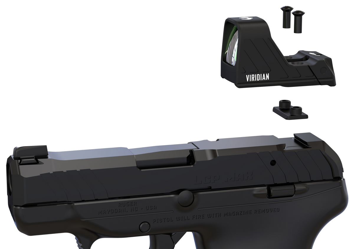 Viridian RFX Custom 1x16mm 3 MOA Green Dot Reflex Sight for Ruger LCP Max — view 3