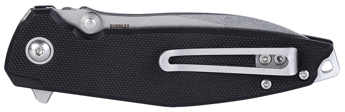 Columbia River CRKT 2540 Ibis 3.09" Folding Plain Stonewashed D2 Steel Black G10 Knife — view 3