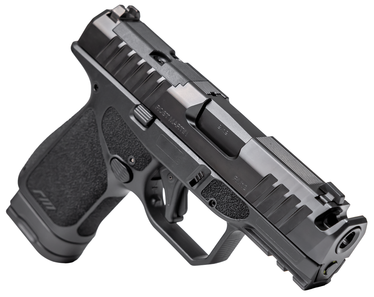 Rost Martin RM1S 9mm Luger 3.6" 15+1 Striker-Fired Pistol - OSP Comp - Black — view 3