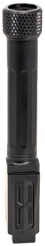 Faxon Firearms Match Series 9mm Luger Fluted Threaded Barrel - Glock 43/43X - 416-R Stainless - Black Nitride — view 3